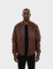 FRANKY MEN'S LEATHER BOMBER JACKET